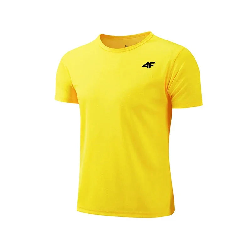 Men’s Quick-Dry Training T-Shirt Breathable Fitness Sportswear Top
