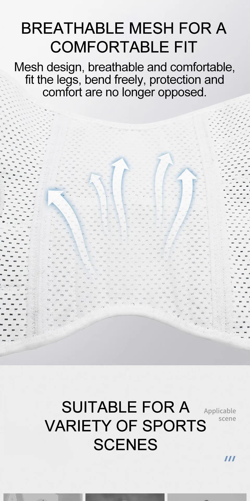 Knee Pads with Side Stabilizers