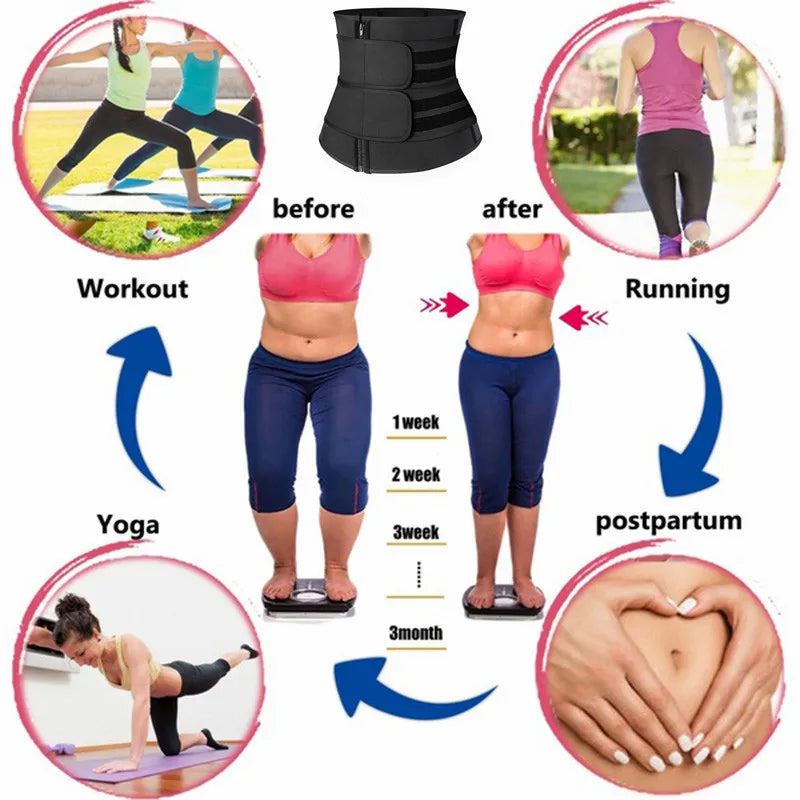 Waist Trainer Fitness Belt Body Shaper