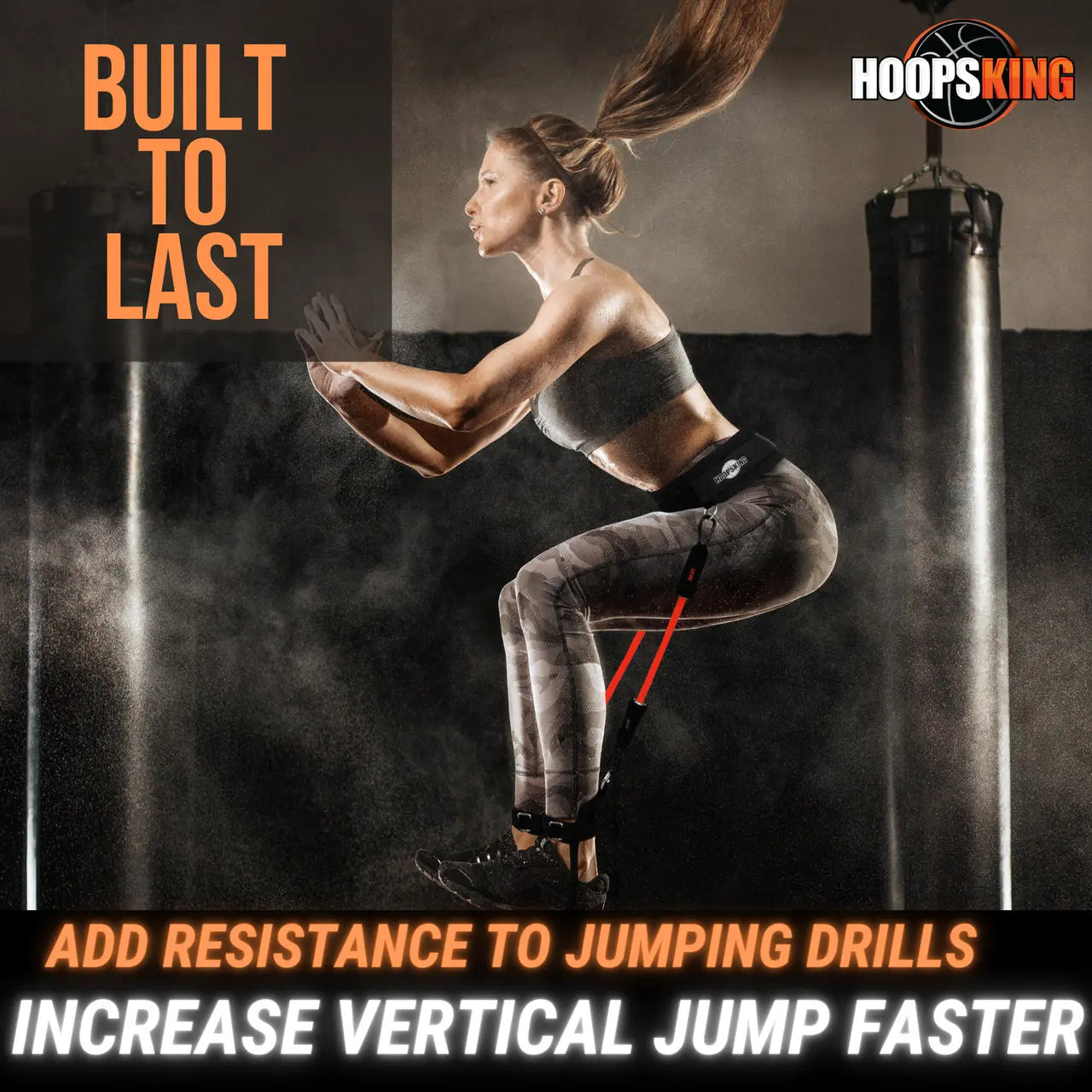 Vertical Jump Trainer Resistance Bands | Waist to Heels