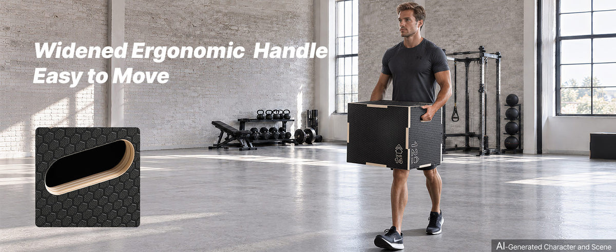 3-in-1 Non-Slip Plyometric Jump Box