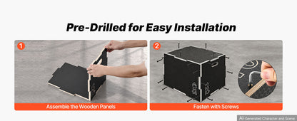 3-in-1 Non-Slip Plyometric Jump Box
