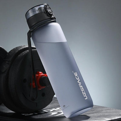 Sports Water Bottles With Time Marker Portable Leakproof Outdoor Shaker My Bottle Tritan Plastic Eco-Friendly Drinkware BPA Free Leakproof Outdoor Sport Direct Drinking Plastic Eco-Friendly Drinkware Water bottle