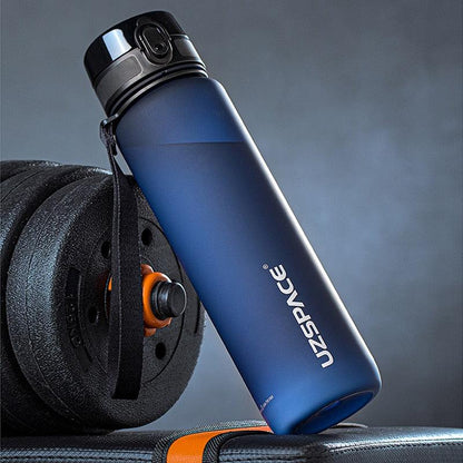 Sports Water Bottles With Time Marker Portable Leakproof Outdoor Shaker My Bottle Tritan Plastic Eco-Friendly Drinkware BPA Free Leakproof Outdoor Sport Direct Drinking Plastic Eco-Friendly Drinkware Water bottle