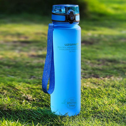 Sports Water Bottles With Time Marker Portable Leakproof Outdoor Shaker My Bottle Tritan Plastic Eco-Friendly Drinkware BPA Free Leakproof Outdoor Sport Direct Drinking Plastic Eco-Friendly Drinkware Water bottle