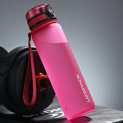 Sports Water Bottles With Time Marker Portable Leakproof Outdoor Shaker My Bottle Tritan Plastic Eco-Friendly Drinkware BPA Free Leakproof Outdoor Sport Direct Drinking Plastic Eco-Friendly Drinkware Water bottle