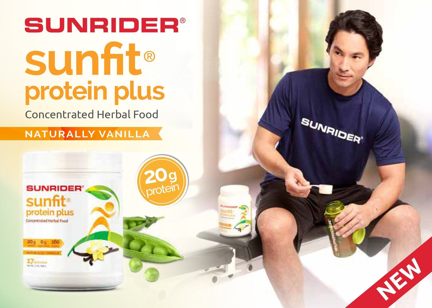 SunFit Protein Plus Nutritional Protein Powder Supplement Blend